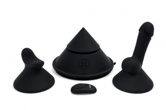 Конусный вибромассажер Cowgirl Cone с 2 насадками - CowGirl - купить с доставкой в Коломне