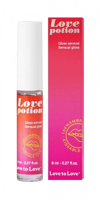 Возбуждающий блеск для губ Love Potion - 8 мл. - Love to Love - купить с доставкой в Коломне