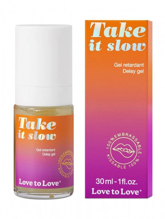 Пролонгирующий гель для мужчин Take It Slow - 30 мл. - Love to Love - купить с доставкой в Коломне