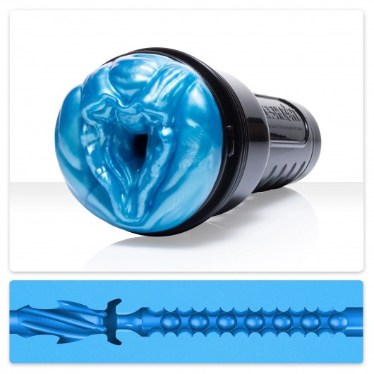 Мастурбатор-вагина Fleshlight Freaks Alien Blue Metallic - Fleshlight - в Коломне купить с доставкой