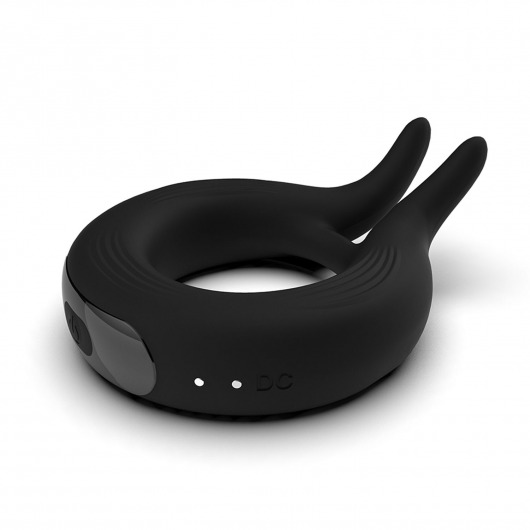 Черное эрекционное кольцо Marry Me Rechargeable Vibrating Cockring - Adrien Lastic - в Коломне купить с доставкой