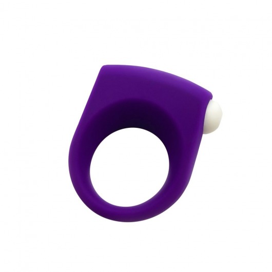 Фиолетовое эрекционное кольцо Puggle Vibrating Ring with Bullet - Adrien Lastic - в Коломне купить с доставкой