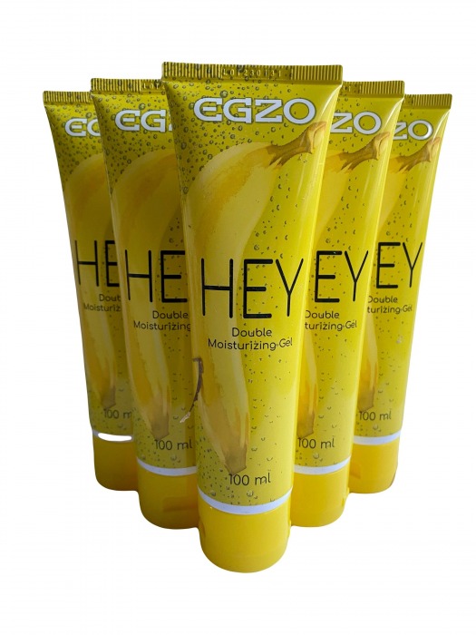 Набор из 5 анальных лубрикантов на водной основе Egzo Hey (по 100 мл.) - EGZO - купить с доставкой в Коломне