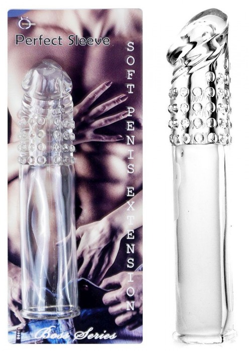 Прозрачная насадка-удлинитель Perfect Sleeve - 19 см. - Boys of Toys - в Коломне купить с доставкой