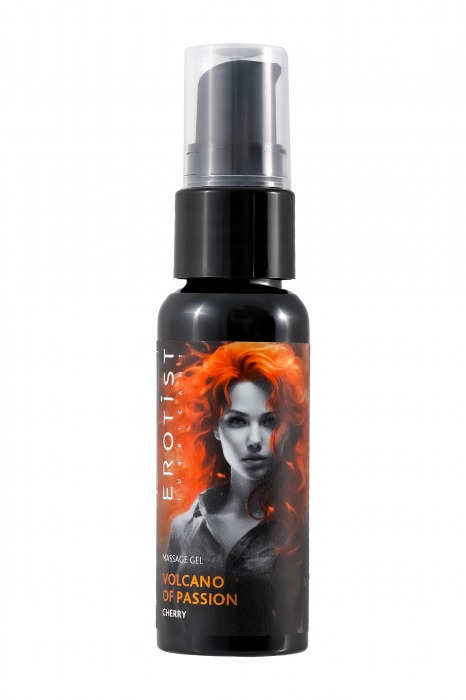 Гель с эффектом вибрации Volcano Of Passion со вкусом вишни - 25 мл. - Erotist Lubricants - купить с доставкой в Коломне