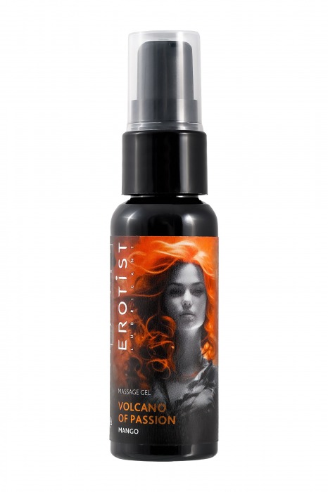 Гель с эффектом вибрации Volcano Of Passion со вкусом манго - 25 мл. - Erotist Lubricants - купить с доставкой в Коломне