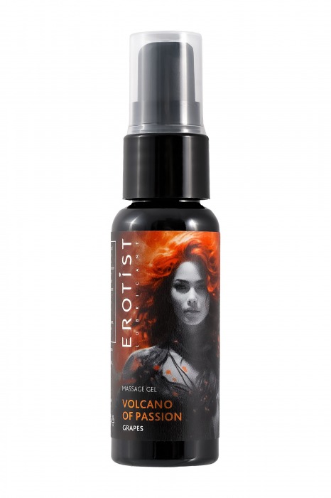 Гель с эффектом вибрации Volcano Of Passion со вкусом винограда - 25 мл. - Erotist Lubricants - купить с доставкой в Коломне