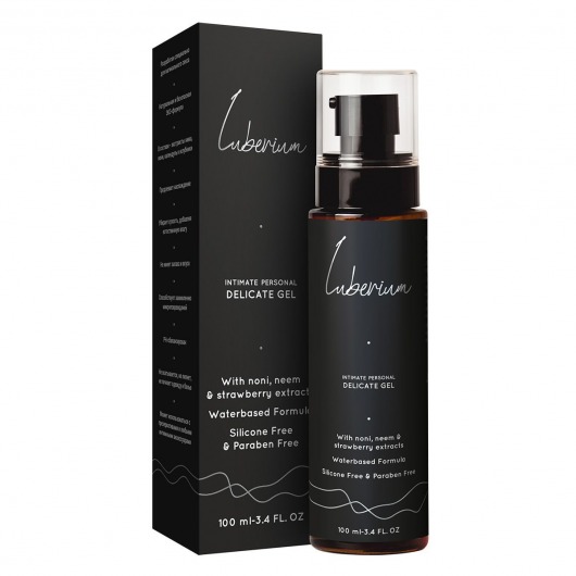 Интимный гель с экстрактами нони, нима и клубники Luberium Delicate Waterbased - 100 мл. - Luberium - купить с доставкой в Коломне