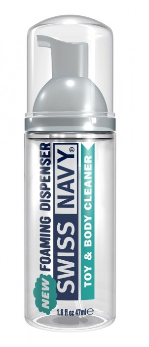 Очищающая пенка для игрушек и тела Toy   Body Cleaner Foamer - 47 мл. - Swiss navy - купить с доставкой в Коломне