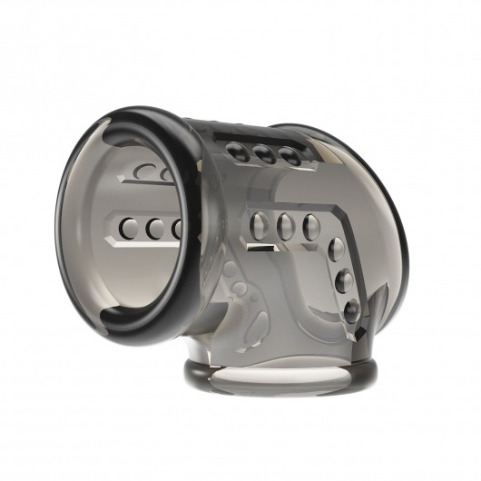 Дымчатая насадка на пенис и мошонку - Baile - в Коломне купить с доставкой