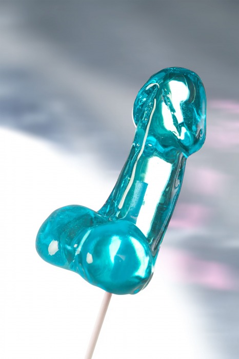 Набор из 2 мини-леденцов в форме члена со вкусом блю кюрасао - Sosuчki - купить с доставкой в Коломне