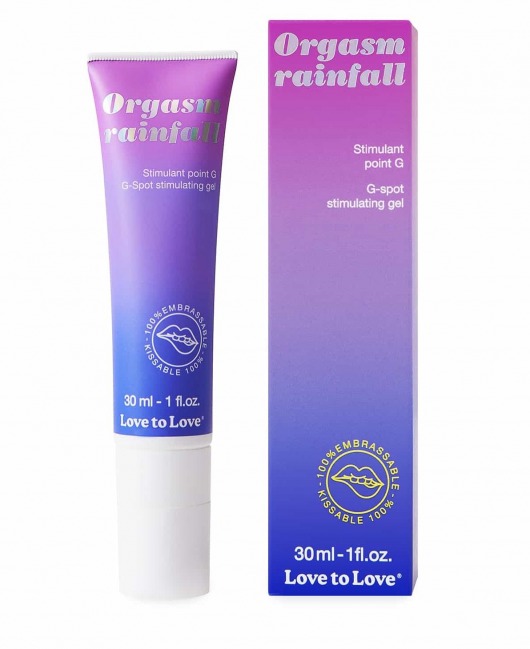 Гель для стимуляции G-точки зоны Orgasm Rainfall - 30 мл. - Love to Love - купить с доставкой в Коломне