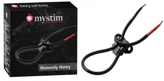Эрекционное лассо для электростимуляции HEAVENLY HENRY - MyStim - купить с доставкой в Коломне