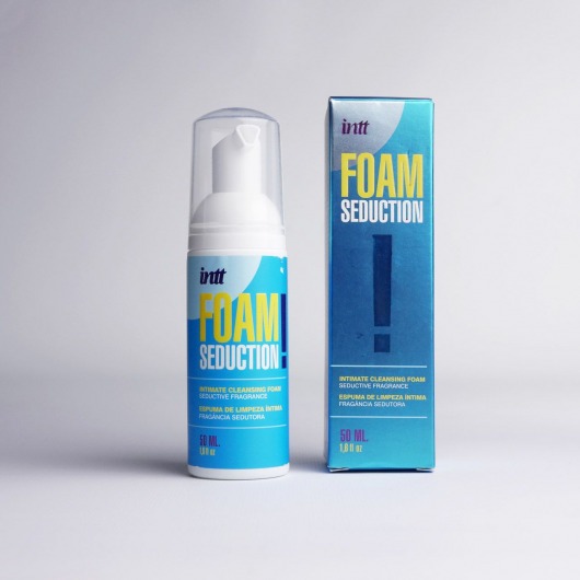 Очищающая пенка для тела Foam Seduction - 50 мл. - INTT - купить с доставкой в Коломне