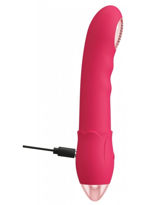 Малиновая насадка на душ с вибрацией Showers to orgasm - 20,1 см. - Orion - купить с доставкой в Коломне