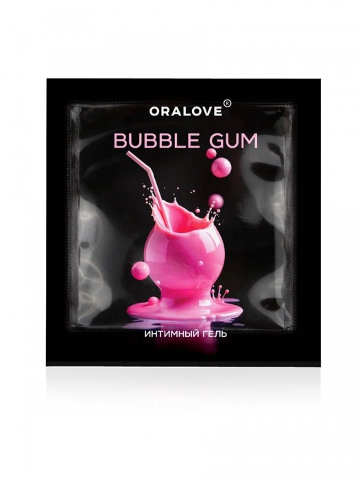 Саше съедобной оральной смазки OraLove с ароматом бабл-гам - 3 гр. - Биоритм - купить с доставкой в Коломне