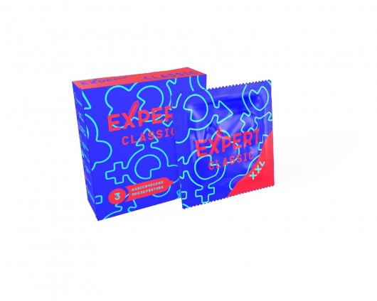 Презервативы увеличенного размера Expert Classic XXL - 3 шт. - Expert - купить с доставкой в Коломне
