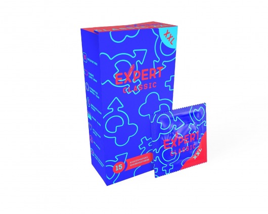 Презервативы увеличенного размера Expert Classic XXL - 15 шт. - Expert - купить с доставкой в Коломне