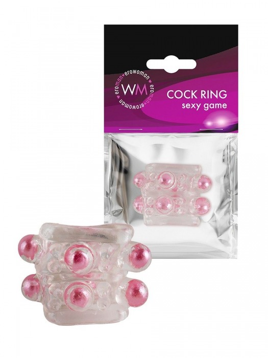 Прозрачная насадка на пенис с цветными шариками - Erowoman-Eroman - в Коломне купить с доставкой