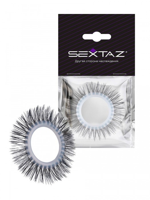 Круглое эрекционное кольцо с длинными «ресничками» - Sextaz - в Коломне купить с доставкой