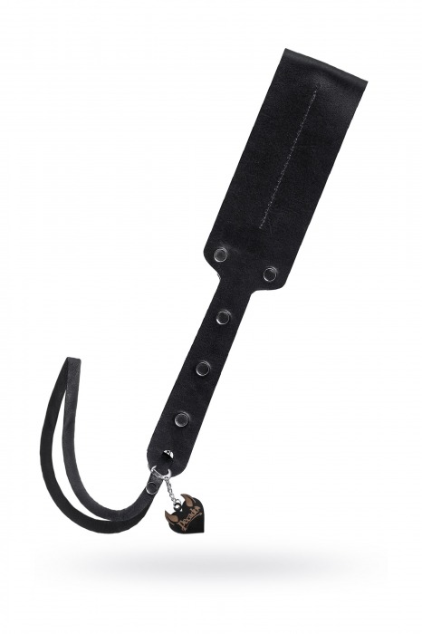 Черный кожаный пэддл - 32 см. - Pecado - купить с доставкой в Коломне