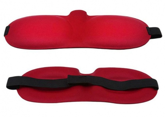 Красная глухая маска на резинке - Sitabella - купить с доставкой в Коломне