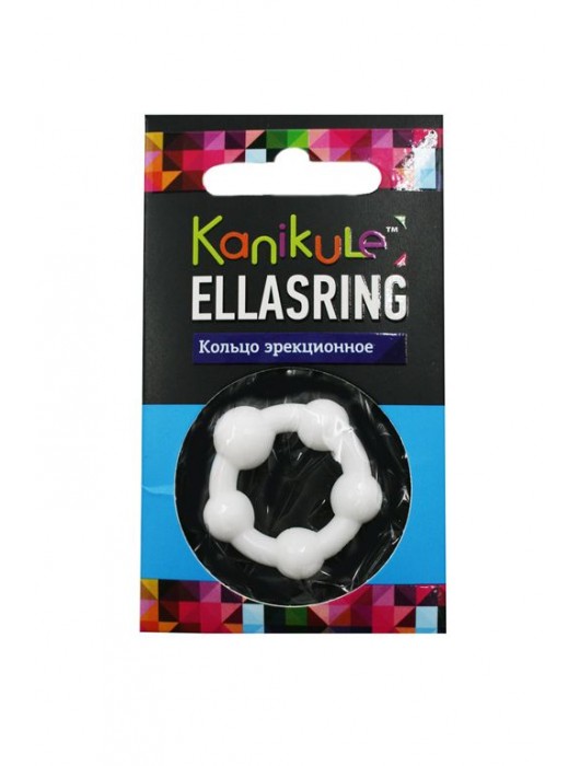 Цветное эрекционное кольцо с шариками Ellasring - Sitabella - в Коломне купить с доставкой