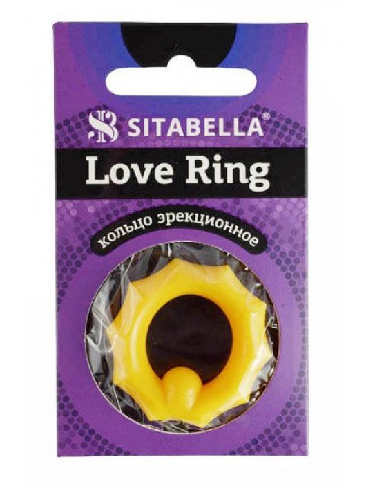 Цветное эрекционное кольцо Love Ring - Sitabella - в Коломне купить с доставкой