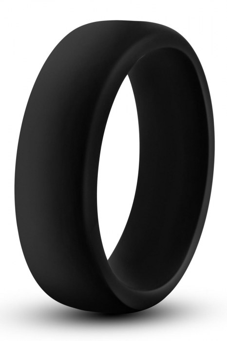 Черное эрекционное кольцо Silicone Go Pro Cock Ring - Blush Novelties - в Коломне купить с доставкой