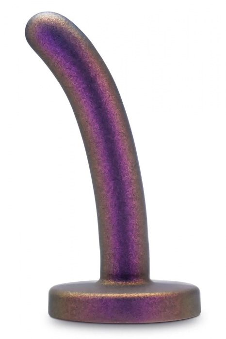 Фиолетовая насадка с гладкой поверхностью Surrender 4.75 Inch Beginner Pegging Dildo - 12 см. - Blush Novelties - купить с доставкой в Коломне