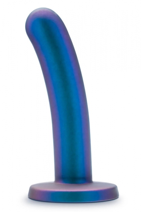 Синяя насадка с гладкой поверхностью Surrender 5.75 Inch Intermediate Pegging Dildo - 14,6 см. - Blush Novelties - купить с доставкой в Коломне