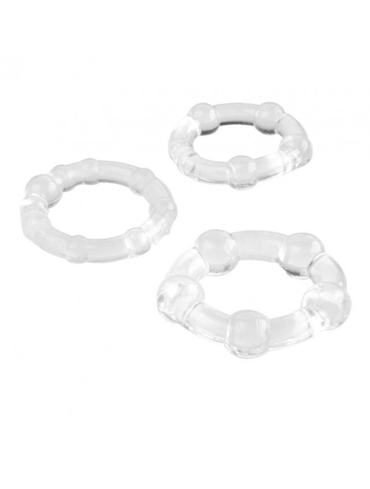 Набор из 3 эрекционных прозрачных колец - Boys of Toys - в Коломне купить с доставкой