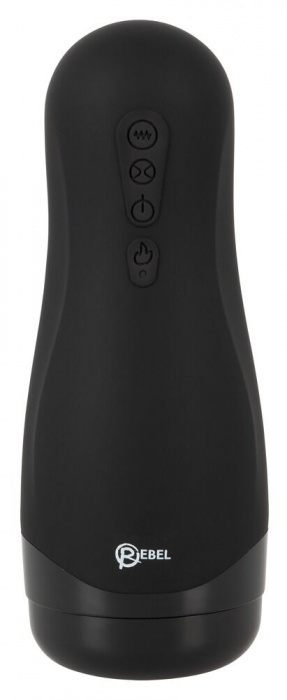 Черный вибромастурбатор с подогревом Masturbator with 3 Functions - Orion - в Коломне купить с доставкой