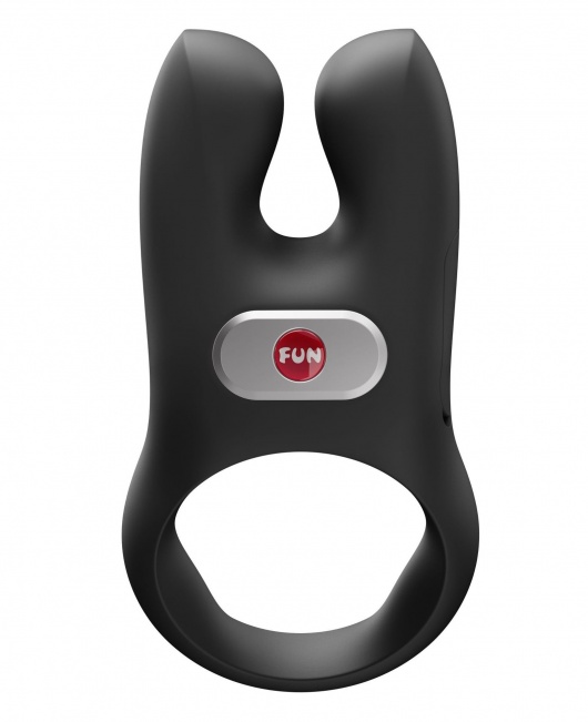 Черное эрекционное виброкольцо Nos - Fun Factory - в Коломне купить с доставкой