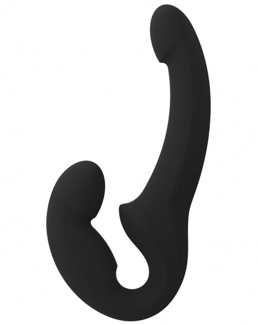 Черный безремневой страпон Share Lite - Fun Factory - купить с доставкой в Коломне