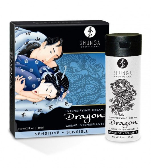 Интимный мужской крем SHUNGA DRAGON SENSITIVE - 60 мл. - Shunga - купить с доставкой в Коломне