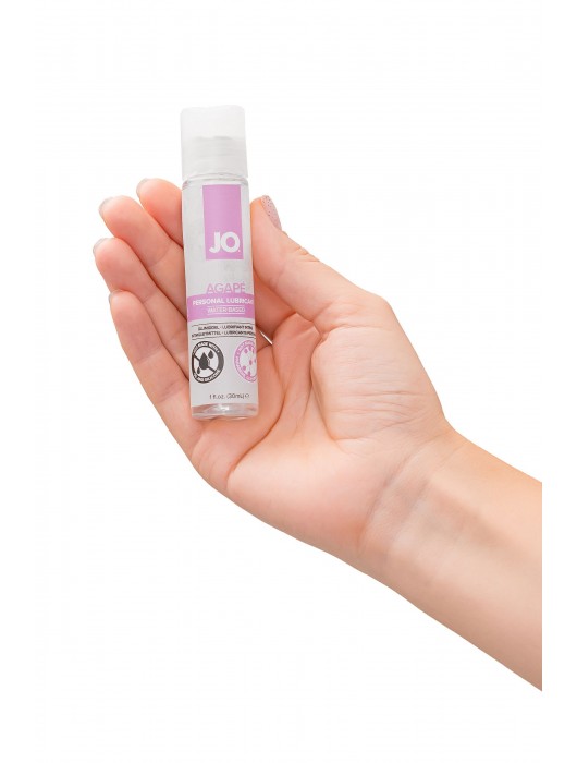 Лубрикант на водной основе для женщин JO AGAPE ORIGINAL - 30 мл. - System JO - купить с доставкой в Коломне