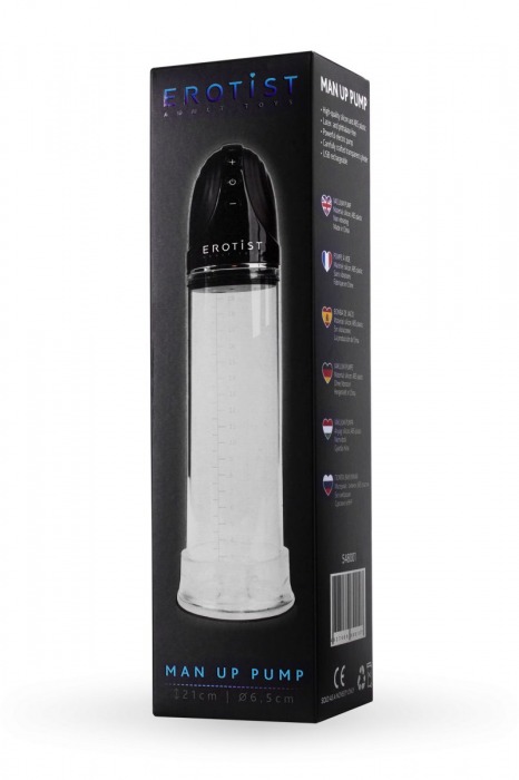 Автоматическая вакуумная помпа Man up pump - Erotist Adult Toys - в Коломне купить с доставкой