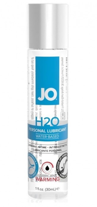Возбуждающий лубрикант на водной основе JO Personal Lubricant H2O Warming - 30 мл. - System JO - купить с доставкой в Коломне