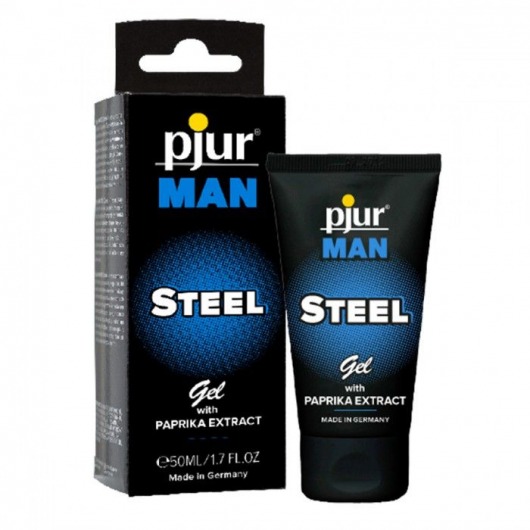 Эрекционный гель для пениса pjur MAN Steel Gel - 50 мл. - Pjur - купить с доставкой в Коломне