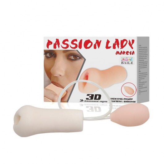 Мастурбатор Passion Lady Marcia с грушей для имитации посасывания - Baile - в Коломне купить с доставкой