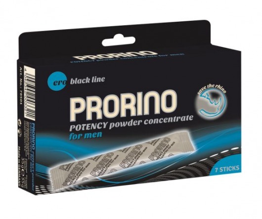 БАД для мужчин PRORINO M black line powder - 7 саше (6 гр.) - Ero - купить с доставкой в Коломне