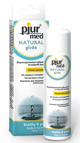 Нейтральный лубрикант на водной основе pjur MED Natural glide - 100 мл. - Pjur - купить с доставкой в Коломне