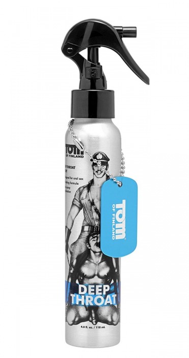 Спрей для лёгкого проникновения во время орального секса Tom of Finland Deep Throat Spray - 118 мл. - Доминирующее кольцо - купить с доставкой в Коломне