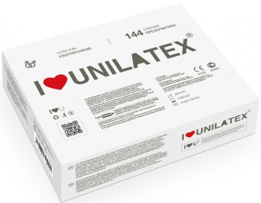 Ультратонкие презервативы Unilatex Ultra Thin - 144 шт. - Unilatex - купить с доставкой в Коломне