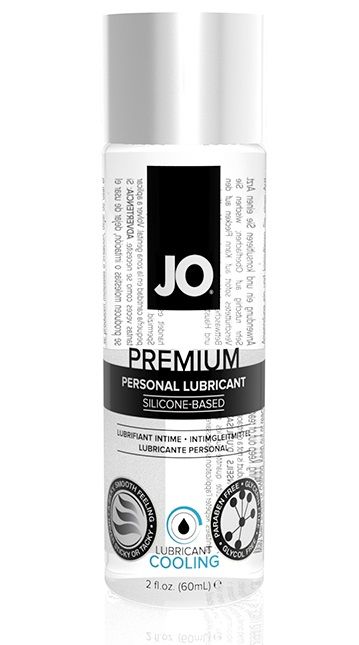 Охлаждающий лубрикант на силиконовой основе JO Personal Premium Lubricant Cooling - 60 мл. - System JO - купить с доставкой в Коломне