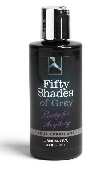 Лубрикант на водной основе Ready for Anything Aqua Lubricant - 100 мл. - Fifty Shades of Grey - купить с доставкой в Коломне