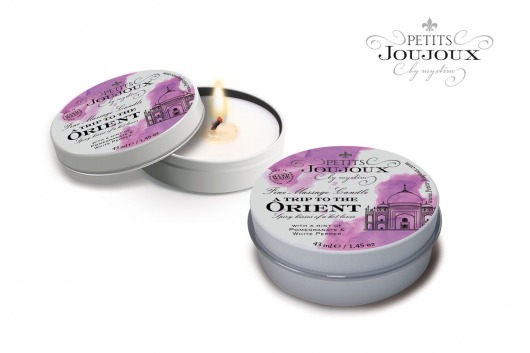 Массажная свеча Petits Joujoux Orient с ароматом граната и белого перца - 33 гр. - MyStim - купить с доставкой в Коломне