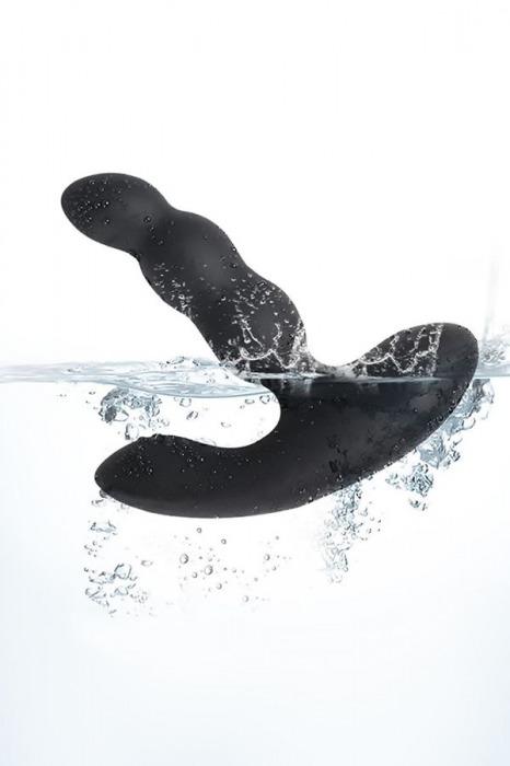 Черный силиконовый стимулятор простаты Levett Nitoc с пультом ДУ - Levett - в Коломне купить с доставкой