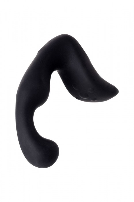 Чёрный изогнутый вибростимулятор простаты Erotist - Erotist Adult Toys - в Коломне купить с доставкой